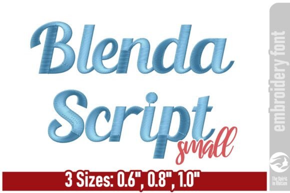 Blenda Script Embroidery Font