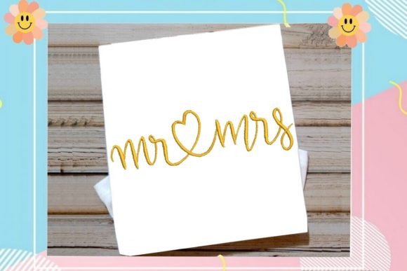 Chic Mr. and Mrs. Script