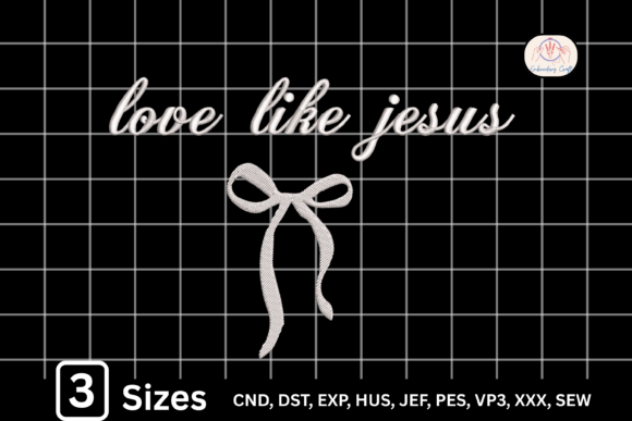 Coquette Bow Christian Love Like Jesus