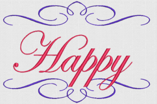 Happy: Edwardian Elegance for Holiday Embroidery