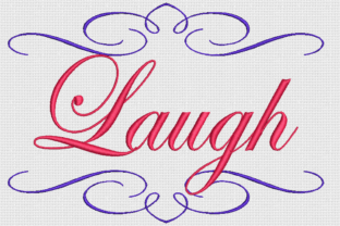 Laugh in Edwardian Script