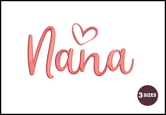 Nana: A Thoughtful Embroidery Design for Boutique Sweatshirts