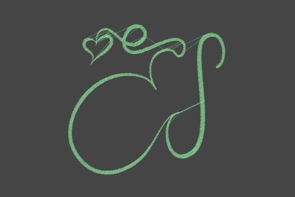 S Lovely Script with Swash