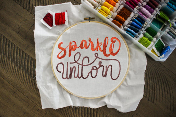 Sparkle Unicorn: A Seasonal Embroidery Review